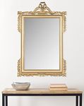 Safavieh Home Collection Pedimint Mirror, Gold