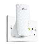 TP-Link AC750 Universal Dual Band Range Extender, Broadband/Wi-Fi Extender, Booster/Hotspot with Ethernet Port, Plug and Play, Smart Signal Indicator, UK Plug (RE220) ,White