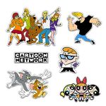 Deep Print Acrylic Fridge Magnet Cartoon Network Theme Set of 6 Magnet || Waterproof