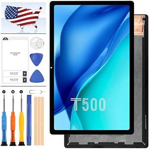 for Samsung Galaxy Tab A7 10.4 Screen Replacement T500 T505 LCD for Galaxy Tab A7 10.4 2020 SM-T500 SM-T505 LCD Display Touch Screen Digitizer Assembly Repair Parts Kit with Free Tools (Black)