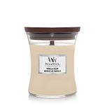 WoodWick Medium Hourglass Scented Candle | Vanilla Bean | with Crackling Wick | Burn Time: Up to 60 Hours | Gifts for Women