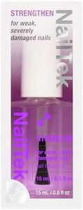 Nail Tek Formula 4 Xtra Nail Strengthener Polish – Protein-Enriched Repair Treatment for Weak & Damaged Nails, 0.5 fl oz