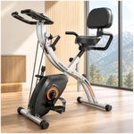 YOSUDA Folding Exercise Bike - 5 IN