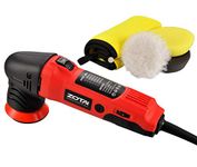 ZOTA Oribtal Polisher, 3 inch Dual Action Polisher with 13.1 feet Cord, Mini Polisher Kit and Polisher for Car Detailing.