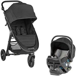 Baby Jogger City Mini GT2 All-Terrain Travel System | Includes City GO 2 Infant Car Seat, Jet