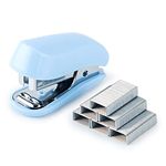 Deli Stapler, 20-50 Sheets Capacity with Staples and Staple Remover Set, Desk Stapler Office Staplers (Blue, 20 Sheet)