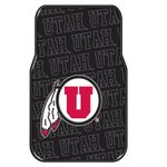 THE NORTHWEST COMPANY NCAA Utah Runnin Utes Two-Pack Front Car Floor Mat