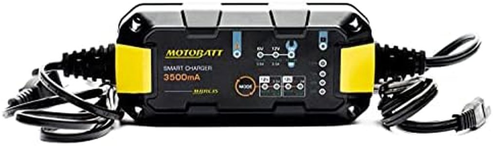 Motobatt MBRC35 6V/12V 3.5 Amp AGM and Lithium Charger