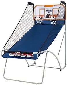 Hall of Games Classic EZ Fold Arcade Basketball Game, Blue,Orange,White