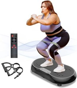 SpacEver Vibration Plate Exercise Machine, Vibration Plate for Lymphatic Drainage, Vibration Plates for Weight Loss Workout Equipment for Home