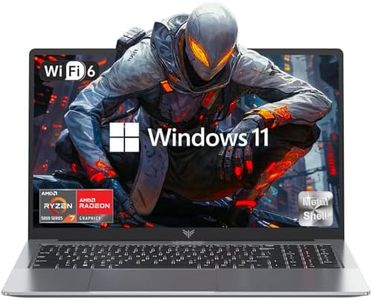 Newest Gaming Laptop, Laptop with AMD Ryzen 7 5825U (8C/16T, Up to 4.5GHz), 16GB RAM 512GB NVMe SSD Laptop Computer, Radeon RX Vega 8 Graphics, 16.1-inch FHD Display, WiFi 6, 53Wh Battery, Backlit KB