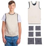 Weighted Vest for Kids | Provide Deep Pressure Comfort | ADHD Tools for Kids | Autism Sensory Clothing | Adjustable Weighted Vest | Weighted Compression Vest for Kids | Ensure a Secure Feeling