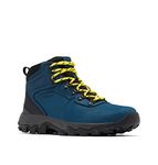 Columbia Men's Newton Ridge Plus Wp Hiking Shoe, Petrol Blue, Black, 9 UK