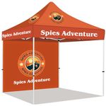 BillyPrint Custom Canopy Tent 10x10 with Logo, Personalized Pop Up Tent Packages Including Optional Walls for Trade Shows, Markets, Events, Quality Prints of Your Branding for Business Advertising