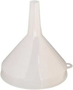 Winco Plastic Funnel, 4 1/4-Inch Diameter, White, Medium