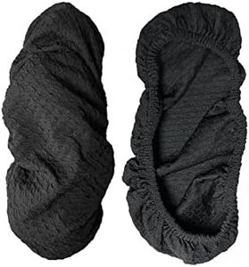 NeColorLife Office Chair Arm Covers Removable Chair Armrest Covers Stretch Desk Chair Arm Cover Washable Computer Chair Arm covers Protectors for Office Chairs (Black,2Pcs/Set)