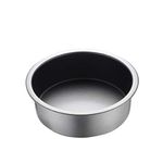 Alda Deep Round Cake Tin with Non-Stick Coating, 23cm Black