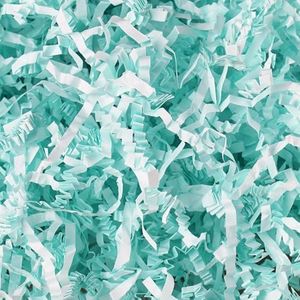 mxxkms 2.2 LB Vibrant Blue Crinkle Paper Filler - Ideal Shredded Paper for Gift Baskets, Easter, Holidays, and Everyday Gifting - Ample Quantity to Fill All Extra Spaces in Your Packages