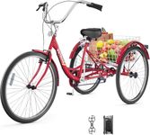MarKnig 7 Speed Adult Tricycle, 24 