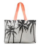 ALOHA Collection Holo Holo Tote Bag - Splash-Proof Bag - Reversible Tote for Beach & Travel - Easy to Clean (23" x 13.5"), Kalapana Reversible Holo Holo Tote, Holo Holo, Reversible Tote