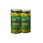 Foster's Pickled Asparagus- Original- 500mL (2 Pack)- Pickled Asparagus Spears in a Jar - Traditional Pickled Vegetables Recipe for 30 years - Fat Free Pickled Asparagus- Preservative Free and Fresh