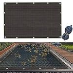 SUNDALY 18x36FT Rectangle Pool Leaf Net Cover for Inground Pools, Mesh Pool Covers for Above Ground Pools, Pool Canopy Shade for Inground Pools, Sun Shade Cloth for Garden Patio Outdoor Plants