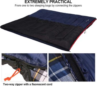 REDCAMP Cotton Sleeping Bag – Lightweight, Soft, Portable Camping Bed