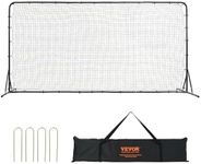 VEVOR Soccer Rebounder Net, 12x6FT Iron Soccer Training Equipment, Sports Football Training Gift with Portable Bag, Volleyball Rebounder Wall Perfect for Backyard Practicing, Solo Training, Passing