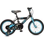 Hero Unisex Street Rider 16T Single Speed Cycle, Rigid, Kids Bike, ?20 Inches, Black & Blue