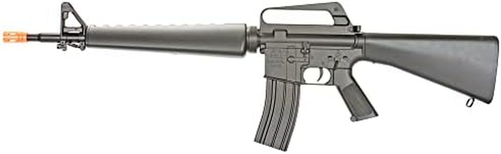 BBTac M16 Airsoft Rifle Vietnam War Replica | Spring-Powered Full-Size Gun for Military Simulation, Outdoor Battles & Collection | Realistic High FPS Airsoft Long Range for Beginners & Veterans