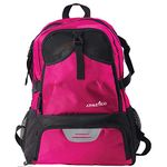 Athletico National Football Bag - Backpack for Football, Basketball & Volleyball Includes Separate Cleat and Ball Compartments (Pink)