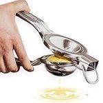 Nuvantee Lemon Squeezer - Quality 18/10 Stainless Steel Manual Citrus Press With Lemon Recipes Ebook