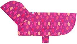 RC Pets Packable Rain Poncho, Dog Coat, X-Large, Raindrops