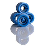 WATERBORNE SKATEBOARDS Living Water Surfskate Skateboard Wheels (Set of 4), 62mm x 51mm, 80A Longboard Cruiser Wheels for All Purpose Freestyling, Commuting, Cruising, and Downhill Freeriding