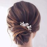 JAKAWIN Bride Wedding Pearl Hair Pi