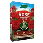 High-Performance Rose Plant Food - Pack of 2 x 3kg Enriched Horse Manure Rose Plant Feed Pellets for Outdoor Garden Plants. Rose Fertiliser with Topline Card.