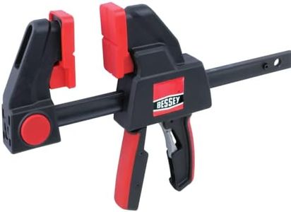 BESSEY EHK SERIES - 600 lb Clamping Force - 24 in - EHKXL24 Trigger Clamp Set - 3.625 in. Throat Depth - Wood Clamps, Tools, & Equipment for Woodworking, Carpentry, Home Improvement, DIY