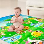 KESI ORNAMENTS 3MM Double Sided Water Proof Baby Mat Carpet Baby Crawl Play Mat Kids Infant Crawling Play Mat Carpet Baby Gym Water Resistant Baby Play & Crawl Mat