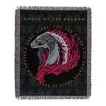 Northwest Game of Thrones - House of The Dragon Woven Tapestry Throw Blanket, 48" x 60", Pursuit of Legacy