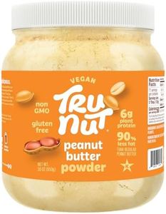 Tru-Nut Peanut Butter Powder - Made with Natural Ingredients - Vegan, Low Carb, Gluten Free, Non GMO - Low Calorie Peanut Butter Protein Powder - Peanut Butter Flavor, 30oz