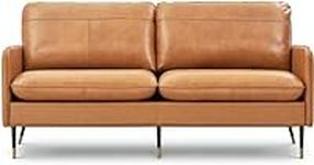 Z-hom 67" Top-Grain Leather Sofa, 2