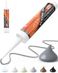 WELLUCK Gray Silicone Caulk, 100% W