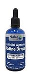 Naka Platinum Colloidal Vegetable IODINE Drops - 100 ml BONUS Size (60+40 Free)