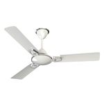 V-Guard Besa Air Ceiling Fan For Home | Decorative Trims | Efficient Copper Wound Motor | 2-Year Coverage | 1.2 m (Pearl White)