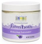 Aura Cacia Aromatherapy Foam Bath, Relaxing Lavender, 14 ounce jar