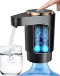 Water Dispenser Pump Water Pump for 5 Gallon Bottles, USB Rechargeable Water Bottle Pump, Portable Water Jug Dispenser for Home, Kitchen, Office, Camping