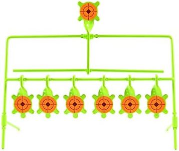 KNINE OUTDOORS 6 Pack Turtle Sign Air Gun Pellet BB Gun Rimfire Resetting Target, Rated for .22 .177 Caliber, 7 Targets