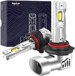 Tequison 9005/HB3 Bulbs, 50000LM Ultra Brighter 6500K Cool White with 14000RPM Cooling Fan, Plug and Play, Fog Lights, Pack of 2