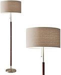 Adesso 3377-15, Floor Lamp, Walnut