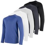 CE' CERDR Long Sleeve Tshirt Men - Quick Dry Moisture Wicking Long Sleeve Shirts Sun Protection T-Shirts for Fishing Hiking Running